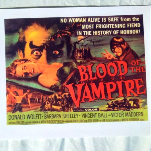 8 Vintage Horror Movie Posters Bundle ("Cult Classic Lot Cinematography Photo") - Picture 7 of 12